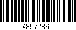 Código de barras (EAN, GTIN, SKU, ISBN): '48572860'