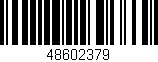 Código de barras (EAN, GTIN, SKU, ISBN): '48602379'