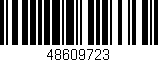 Código de barras (EAN, GTIN, SKU, ISBN): '48609723'