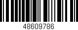 Código de barras (EAN, GTIN, SKU, ISBN): '48609786'