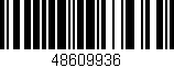 Código de barras (EAN, GTIN, SKU, ISBN): '48609936'