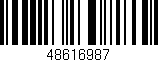 Código de barras (EAN, GTIN, SKU, ISBN): '48616987'