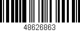 Código de barras (EAN, GTIN, SKU, ISBN): '48626863'