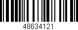 Código de barras (EAN, GTIN, SKU, ISBN): '48634121'