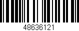 Código de barras (EAN, GTIN, SKU, ISBN): '48636121'