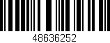 Código de barras (EAN, GTIN, SKU, ISBN): '48636252'