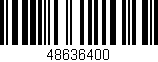 Código de barras (EAN, GTIN, SKU, ISBN): '48636400'