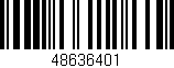 Código de barras (EAN, GTIN, SKU, ISBN): '48636401'