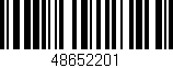 Código de barras (EAN, GTIN, SKU, ISBN): '48652201'