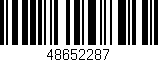 Código de barras (EAN, GTIN, SKU, ISBN): '48652287'