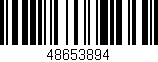 Código de barras (EAN, GTIN, SKU, ISBN): '48653894'