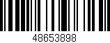 Código de barras (EAN, GTIN, SKU, ISBN): '48653898'