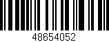 Código de barras (EAN, GTIN, SKU, ISBN): '48654052'