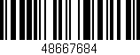 Código de barras (EAN, GTIN, SKU, ISBN): '48667684'