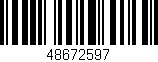 Código de barras (EAN, GTIN, SKU, ISBN): '48672597'