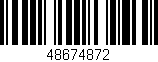 Código de barras (EAN, GTIN, SKU, ISBN): '48674872'