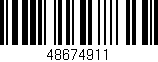 Código de barras (EAN, GTIN, SKU, ISBN): '48674911'