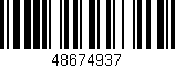 Código de barras (EAN, GTIN, SKU, ISBN): '48674937'