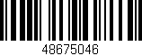 Código de barras (EAN, GTIN, SKU, ISBN): '48675046'