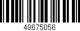 Código de barras (EAN, GTIN, SKU, ISBN): '48675056'