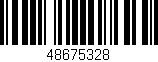 Código de barras (EAN, GTIN, SKU, ISBN): '48675328'