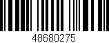 Código de barras (EAN, GTIN, SKU, ISBN): '48680275'