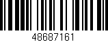 Código de barras (EAN, GTIN, SKU, ISBN): '48687161'