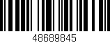 Código de barras (EAN, GTIN, SKU, ISBN): '48689845'