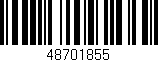 Código de barras (EAN, GTIN, SKU, ISBN): '48701855'