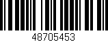 Código de barras (EAN, GTIN, SKU, ISBN): '48705453'