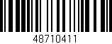 Código de barras (EAN, GTIN, SKU, ISBN): '48710411'