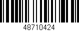 Código de barras (EAN, GTIN, SKU, ISBN): '48710424'