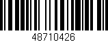Código de barras (EAN, GTIN, SKU, ISBN): '48710426'