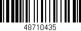 Código de barras (EAN, GTIN, SKU, ISBN): '48710435'