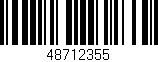 Código de barras (EAN, GTIN, SKU, ISBN): '48712355'