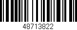 Código de barras (EAN, GTIN, SKU, ISBN): '48713822'