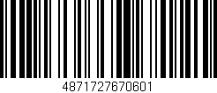 Código de barras (EAN, GTIN, SKU, ISBN): '4871727670601'