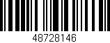 Código de barras (EAN, GTIN, SKU, ISBN): '48728146'