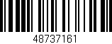 Código de barras (EAN, GTIN, SKU, ISBN): '48737161'