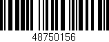 Código de barras (EAN, GTIN, SKU, ISBN): '48750156'