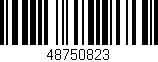 Código de barras (EAN, GTIN, SKU, ISBN): '48750823'