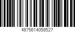 Código de barras (EAN, GTIN, SKU, ISBN): '4875614058527'