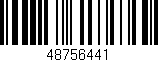 Código de barras (EAN, GTIN, SKU, ISBN): '48756441'