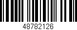Código de barras (EAN, GTIN, SKU, ISBN): '48782126'