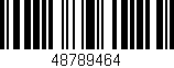 Código de barras (EAN, GTIN, SKU, ISBN): '48789464'