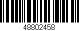 Código de barras (EAN, GTIN, SKU, ISBN): '48802458'