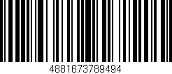 Código de barras (EAN, GTIN, SKU, ISBN): '4881673789494'