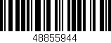 Código de barras (EAN, GTIN, SKU, ISBN): '48855944'