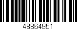 Código de barras (EAN, GTIN, SKU, ISBN): '48864951'
