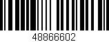 Código de barras (EAN, GTIN, SKU, ISBN): '48866602'